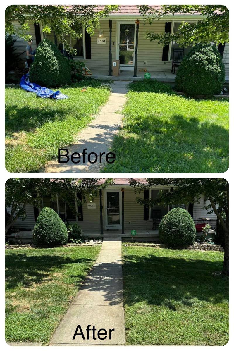 Landscaping and hardscaping project by Stewart's Seasonal Services